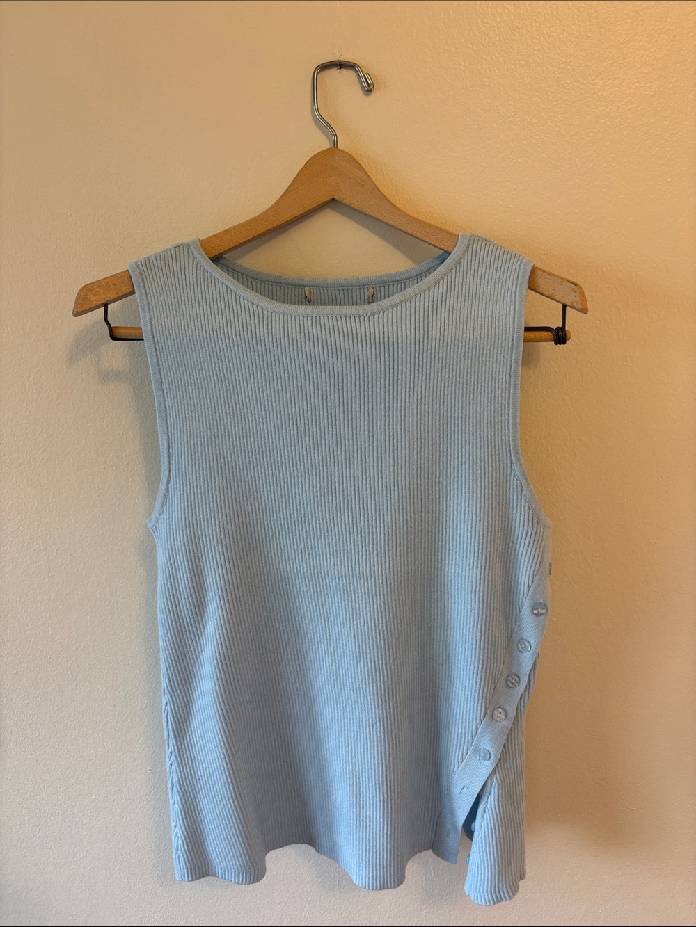 Old navy Light blue size button detail
